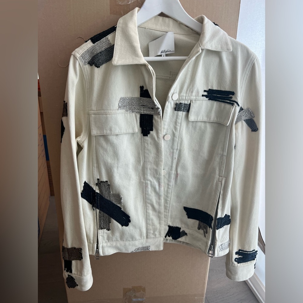 3.1 Phillip Lim patchwork Jean jacket
